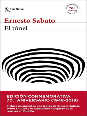 cover image of El túnel--edición conmemorativa